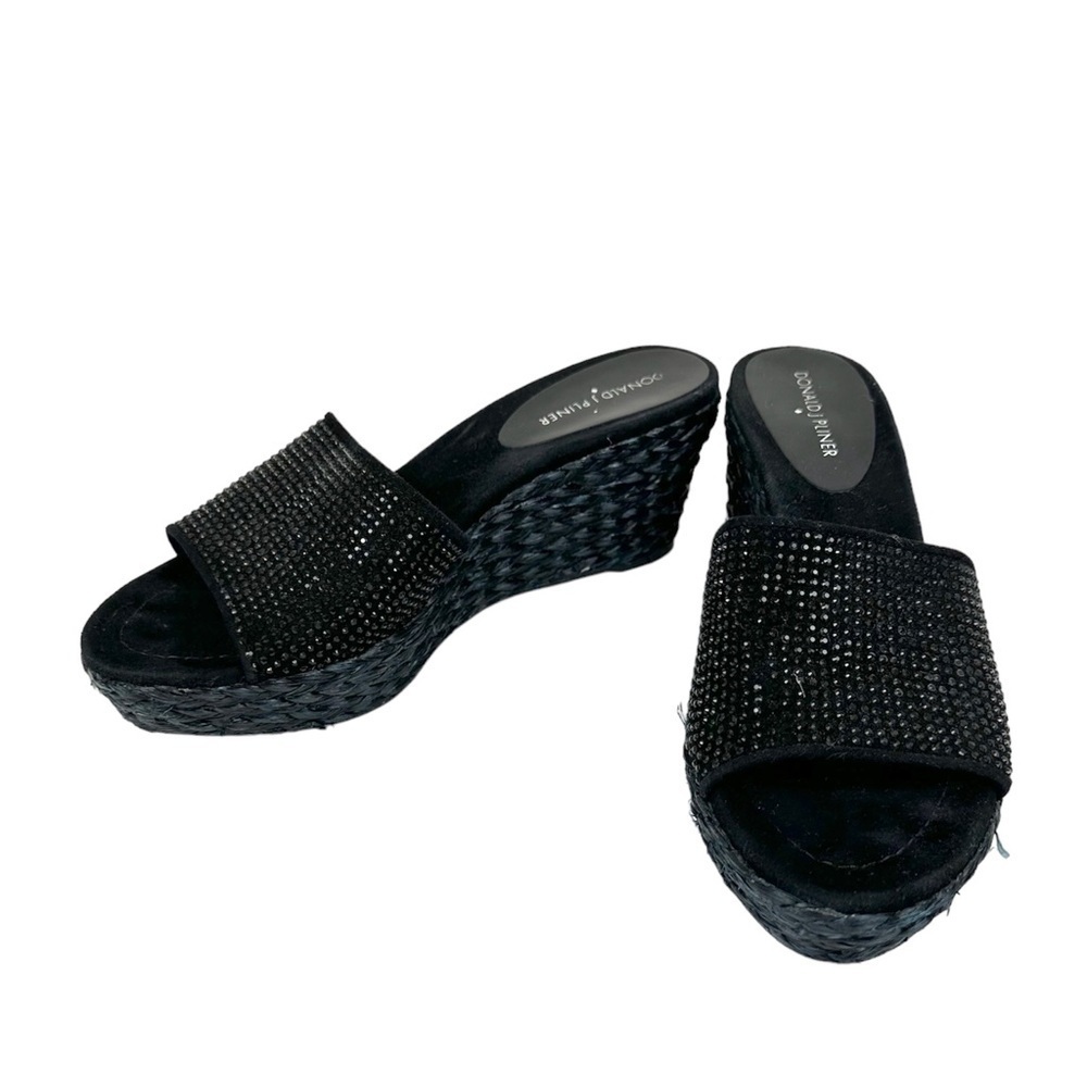 Donald J. Pliner Black Sandals